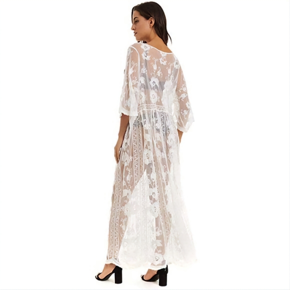 Club Moda Lace Cover Kimono Free With Any Swim Purchase Of $100 Or More - Picture 14 of 15